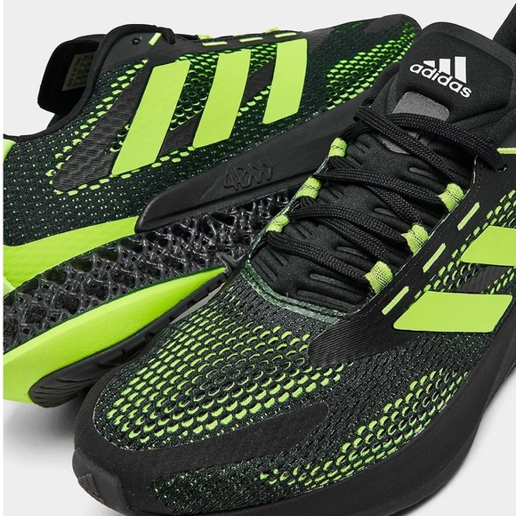 Adidas 4DFWD Pulse Shoes in neon green and black Size 7 men 8.5‎ women - Picture 13 of 14